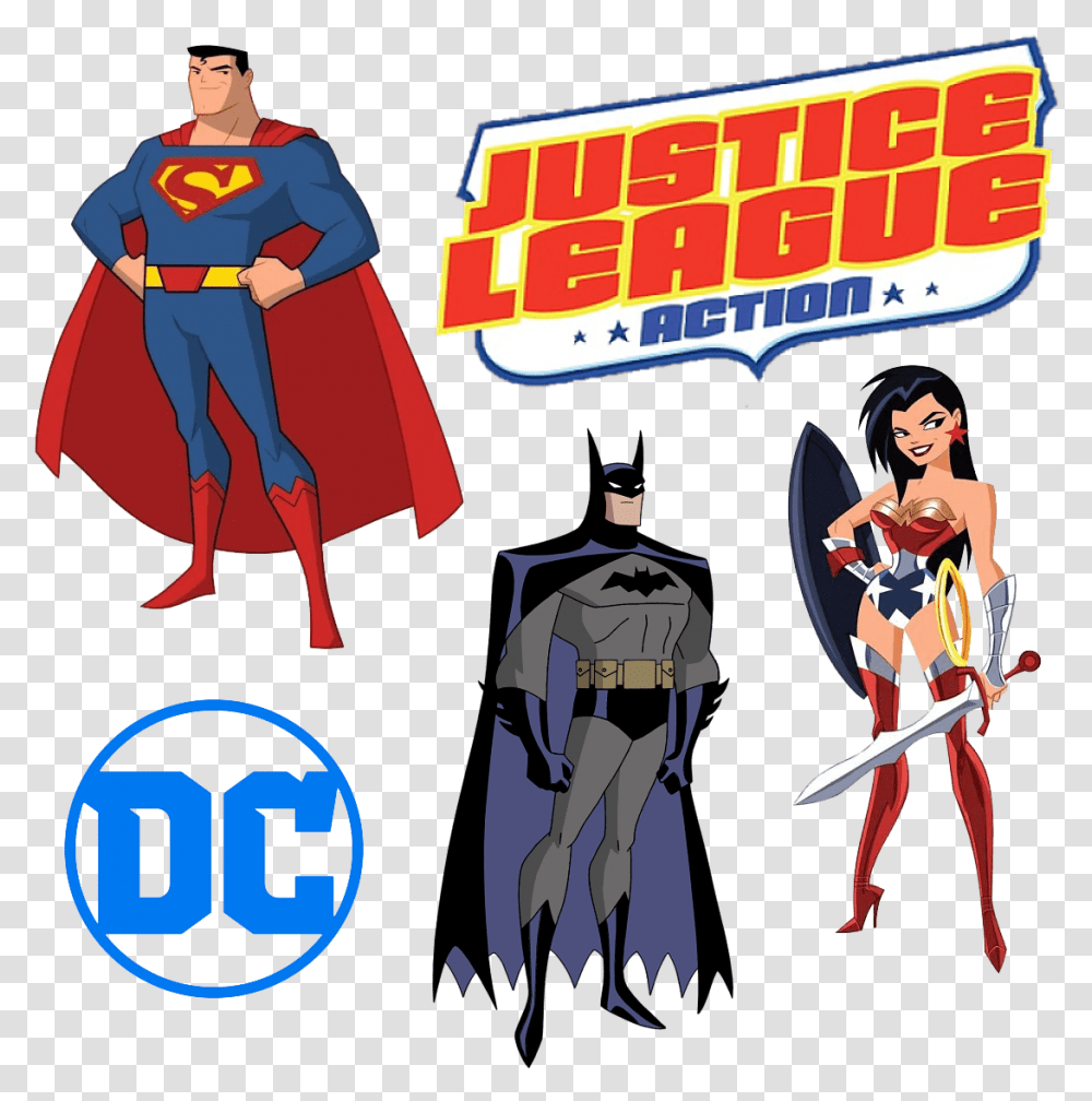 Justice League Action Season 1 Part 1 Dvd Justice League Action Superman, Person, Human, Comics, Book Transparent Png