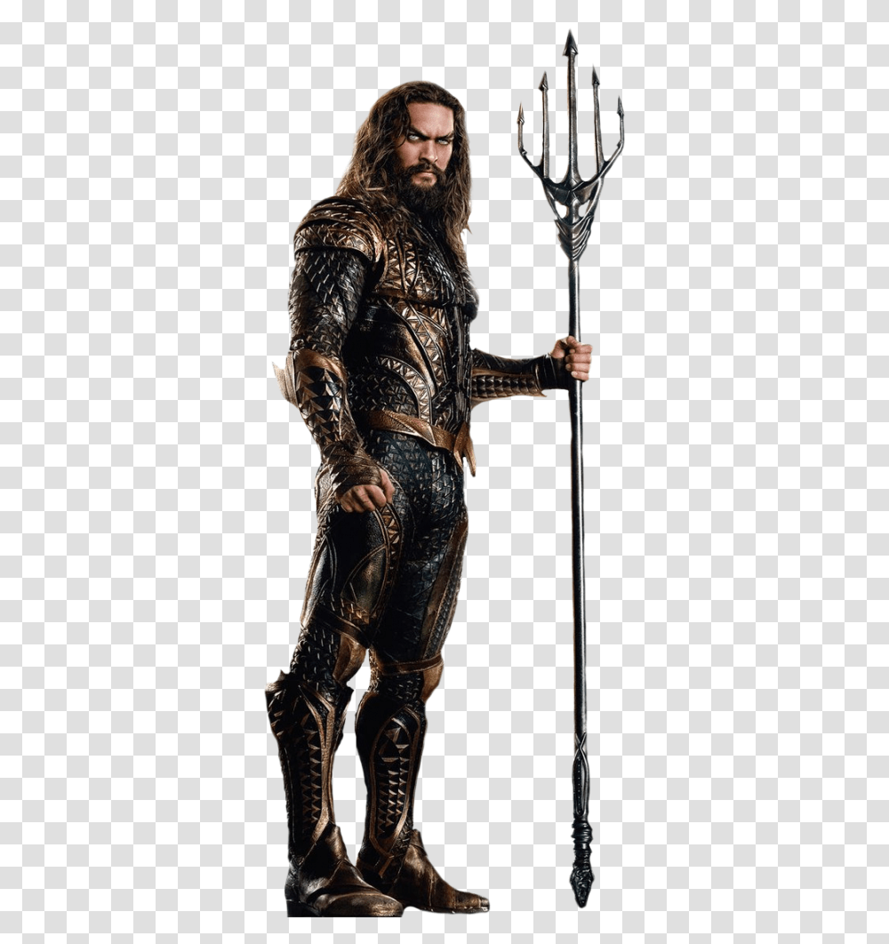 Justice League Aquaman Trident Clipart Download, Person, Armor, Costume, Knight Transparent Png