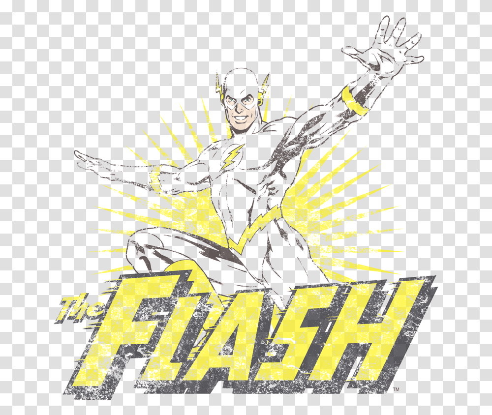 Justice League Flash Rough Distress Men's Tank Flash, Poster, Advertisement, Flyer, Paper Transparent Png