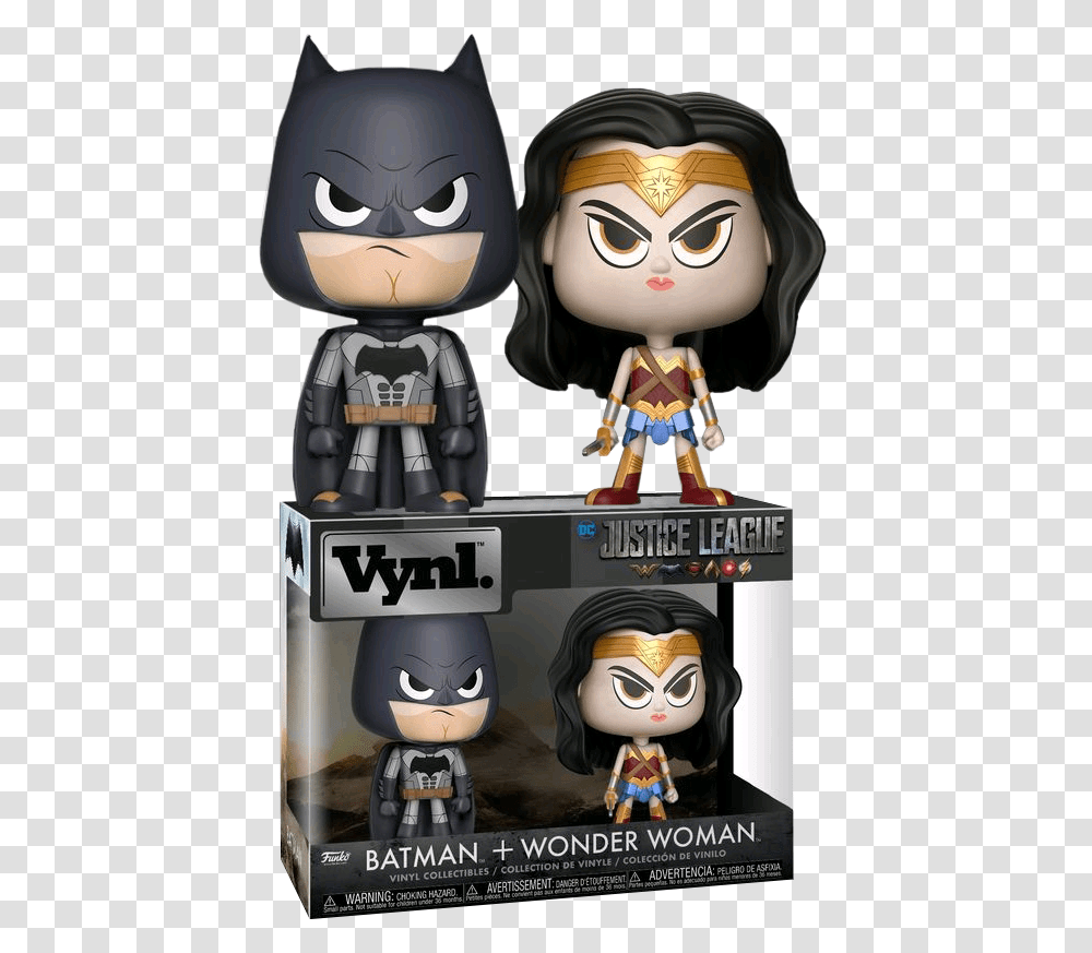 Justice League Funko Vynl Batman Wonder Woman, Toy, Person, Goggles, Doll Transparent Png