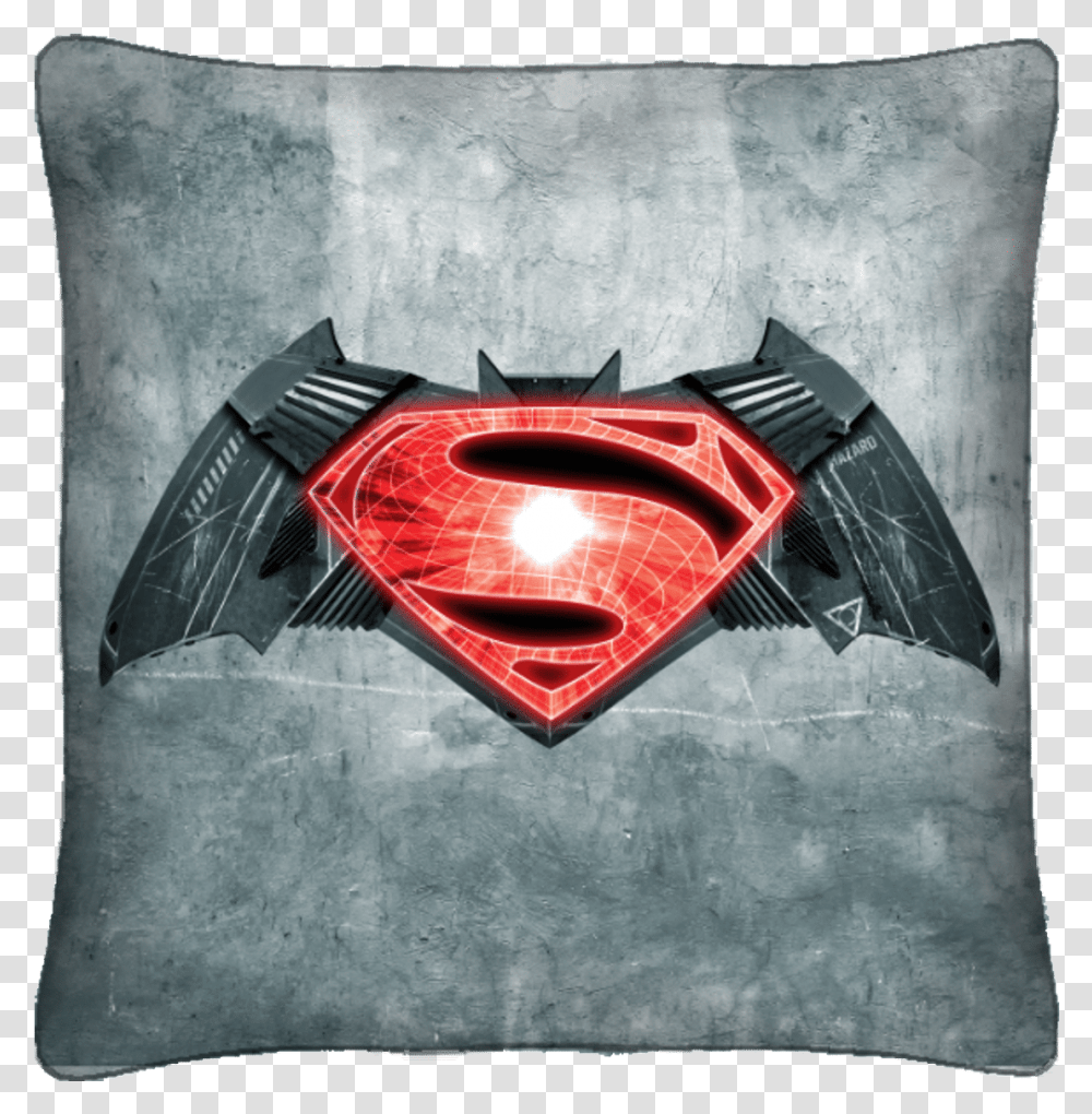 Justice League Regular Size Cushion Superman, Pillow, Wristwatch, Symbol, Armor Transparent Png