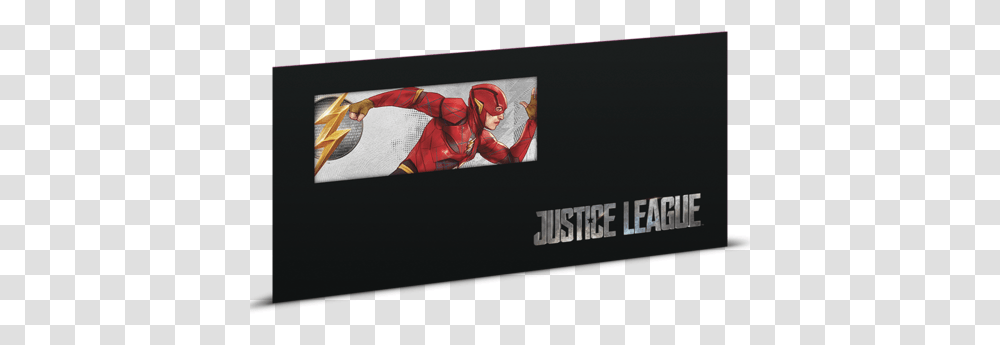 Justice League Series The Flash 5g Silver Coin Note New, Person, Text, Clothing, Art Transparent Png