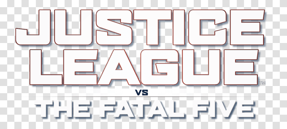 Justice League Vs The Fatal Five Logo, Word, Scoreboard, Alphabet Transparent Png
