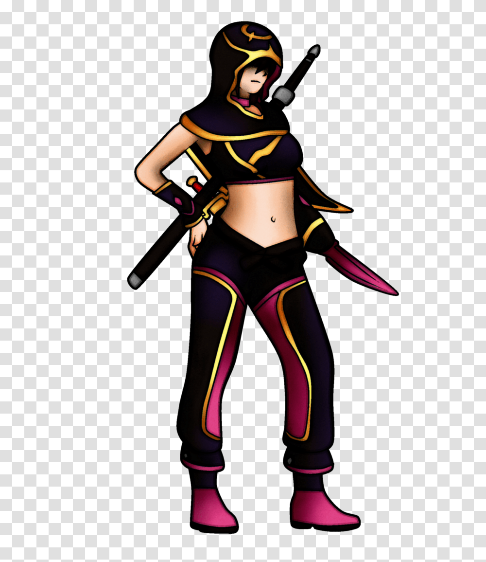 Justice Rc Assassin, Costume, Ninja, Person Transparent Png