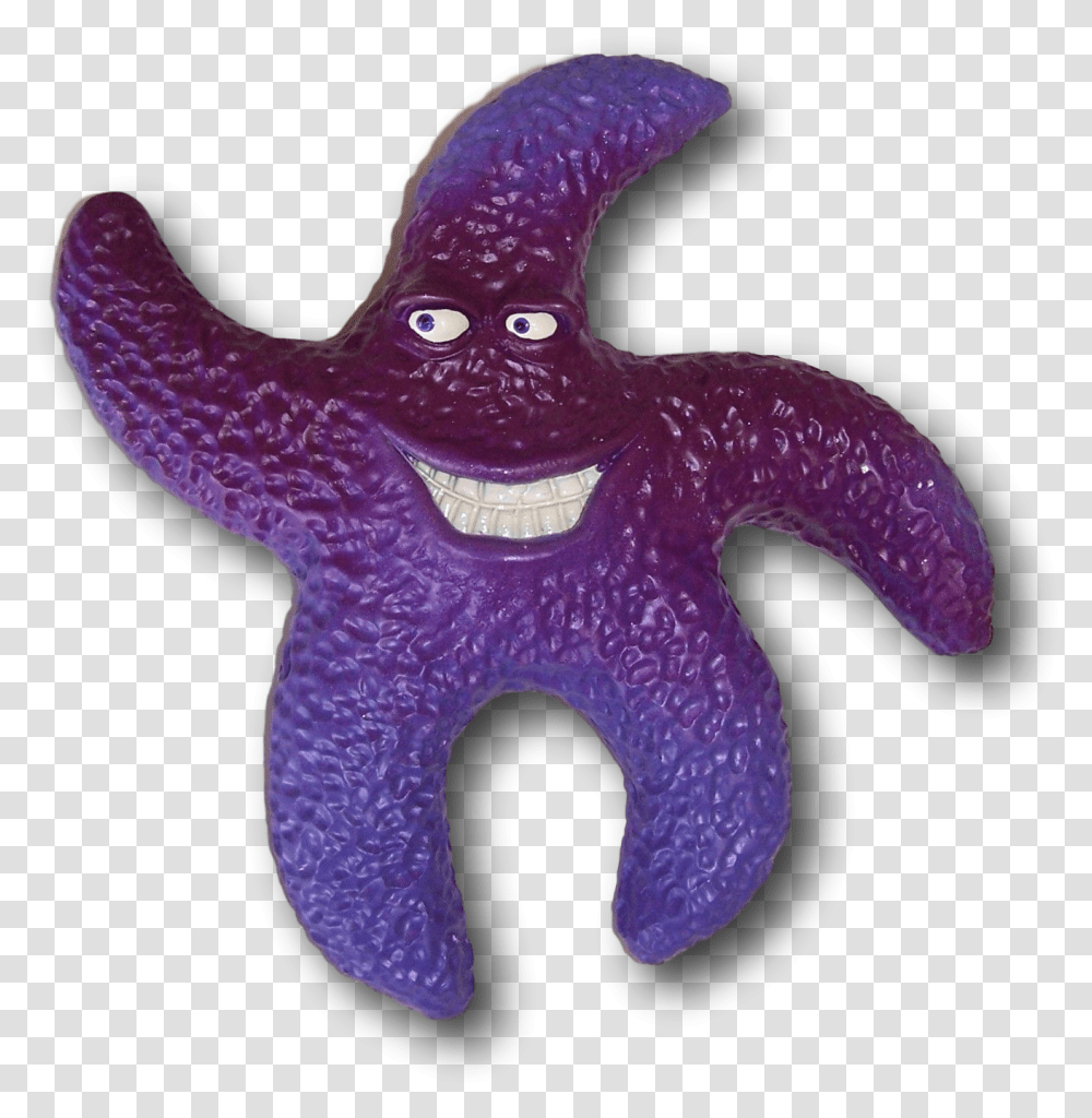 Justice Starfish Fish With Attitude Starfish, Purple, Toy, Amethyst, Ornament Transparent Png