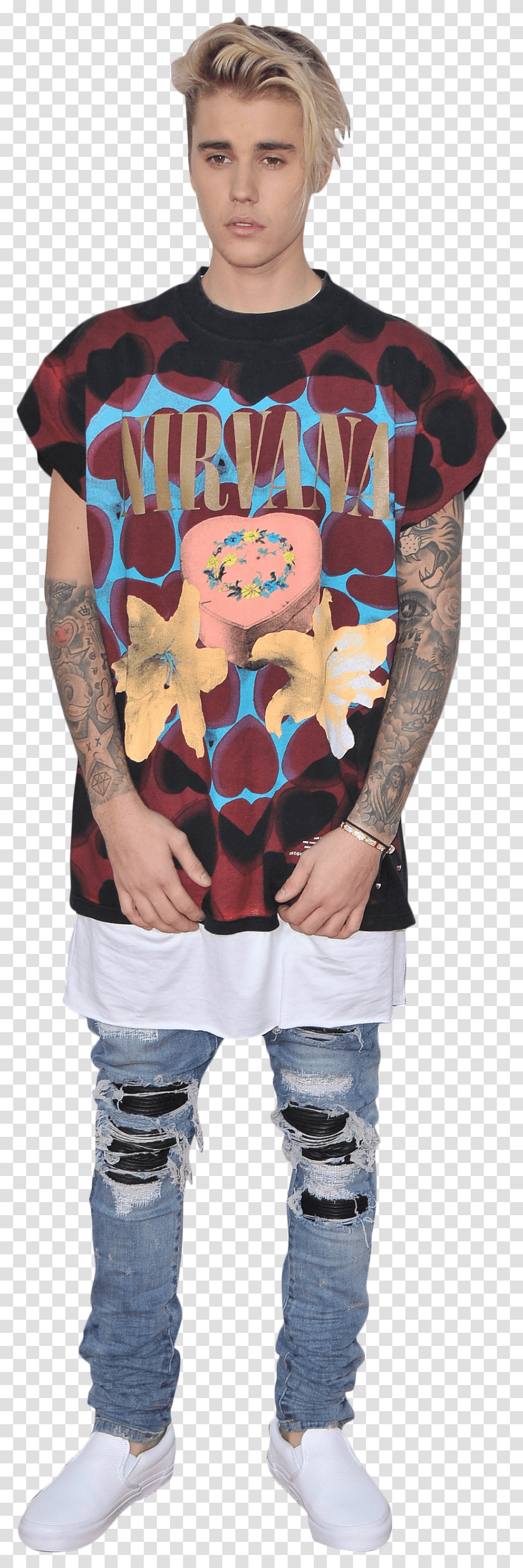 Justin Bieber Captain America Grafik Sweatshirt Justin Bieber Full Size, Skin, Sleeve, Tattoo Transparent Png