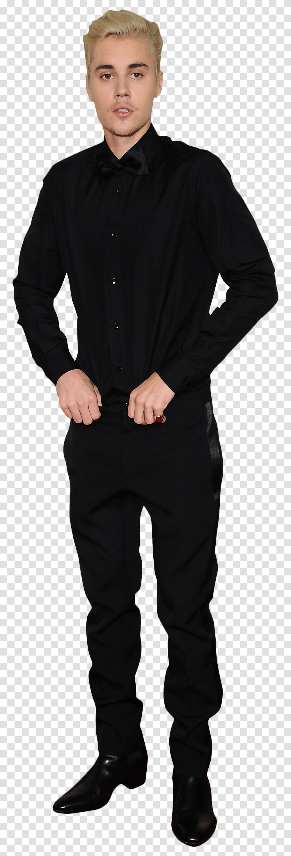 Justin Bieber In Black Image Portable Network Graphics, Sleeve, Long Sleeve, Person Transparent Png