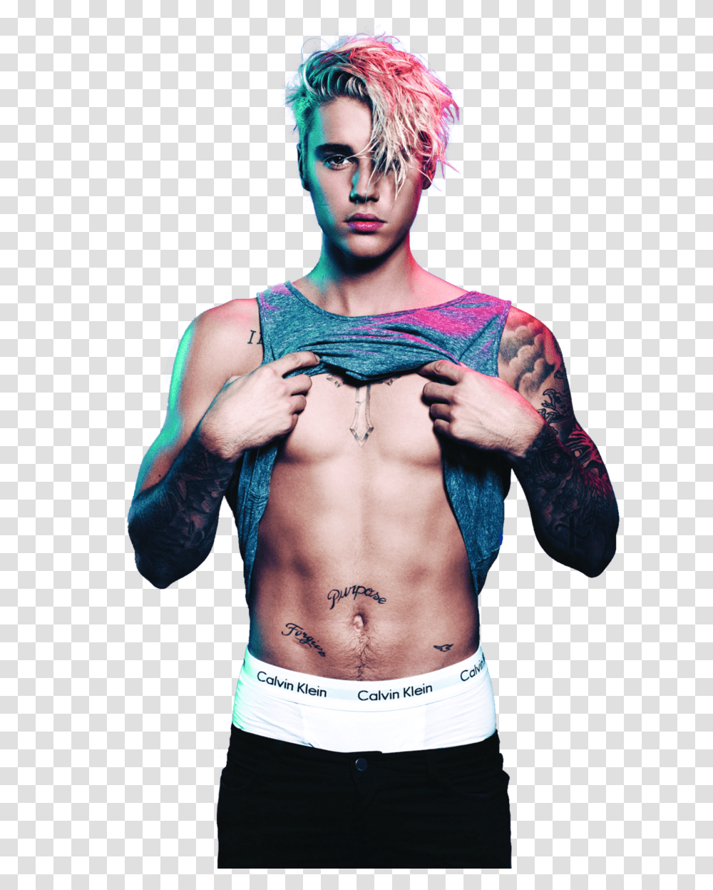 Justin Bieber Photo, Skin, Tattoo, Person, Human Transparent Png