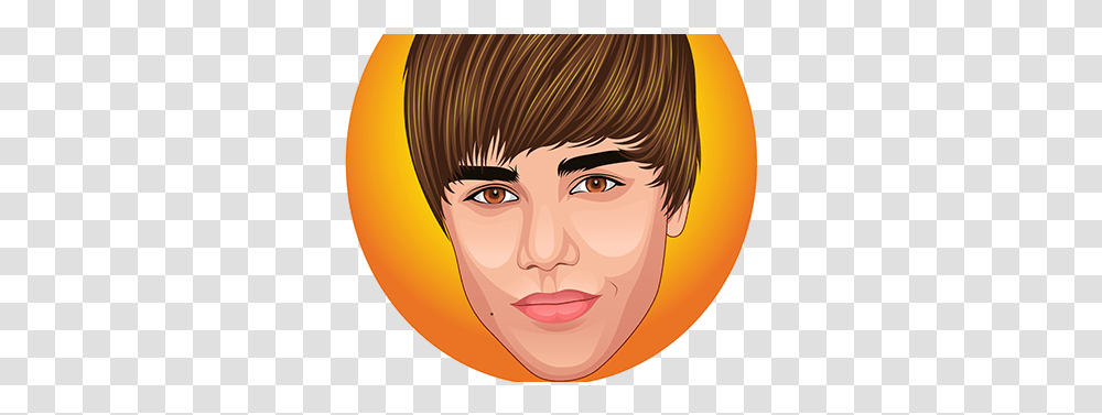 Justin Bieber Projects Justin Bieber Icon Vector, Face, Person, Head, Smile Transparent Png