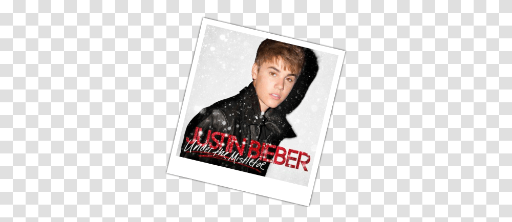 Justin Bieber Under The Mistletoe, Advertisement, Poster, Flyer, Paper Transparent Png