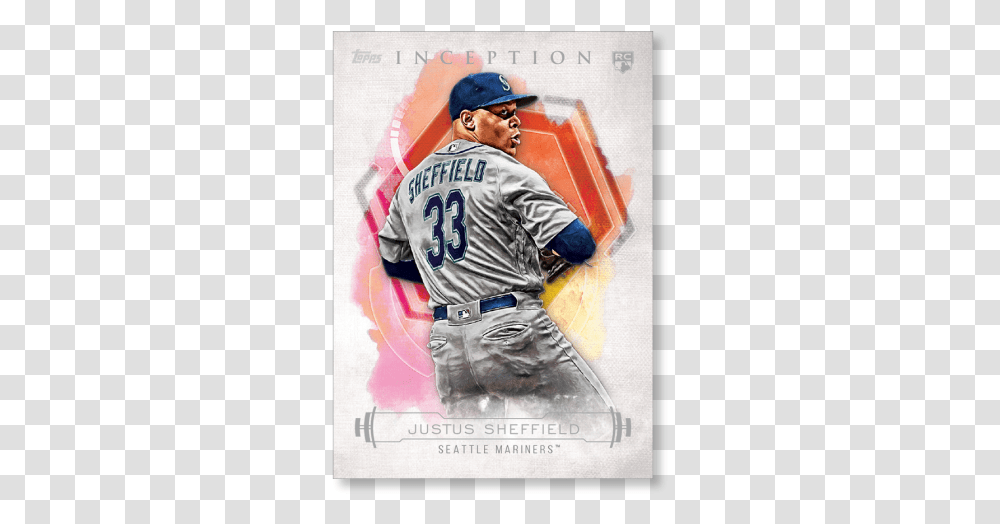 Justus Sheffield 2019 Inception Baseball Base Poster 2019 Topps Inception Baseball, People, Person, Athlete Transparent Png