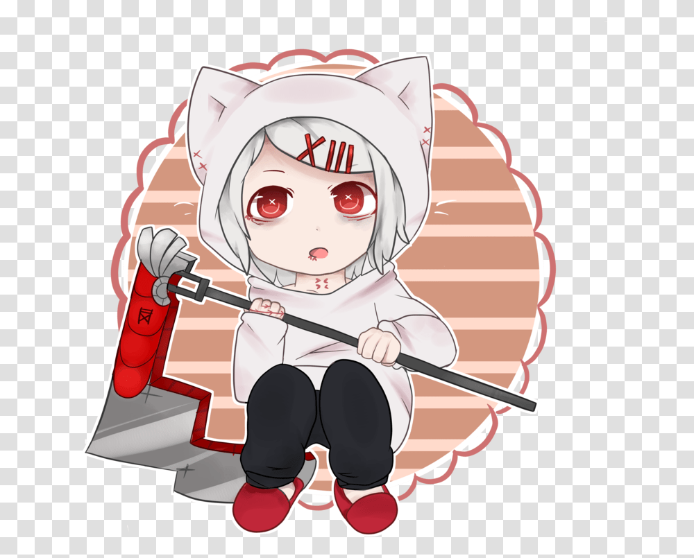 Juuzou Suzuya Chibi Neko, Person, Human, Helmet Transparent Png