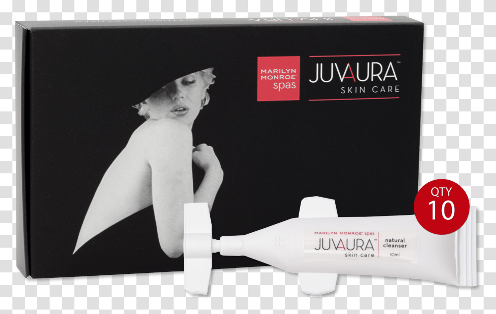 Juvaura Skin Care By Marilyn Monroe Spas Marilyn Monroe Skincare, Person, Vehicle, Transportation, Advertisement Transparent Png