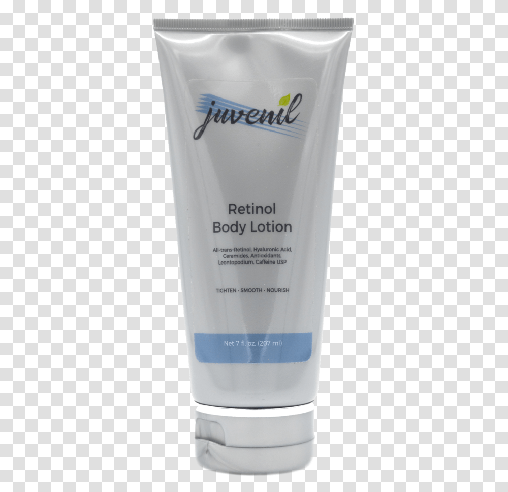 Juvenil Retinol Body Lotion New Solution, Bottle, Cosmetics, Sunscreen, Aftershave Transparent Png