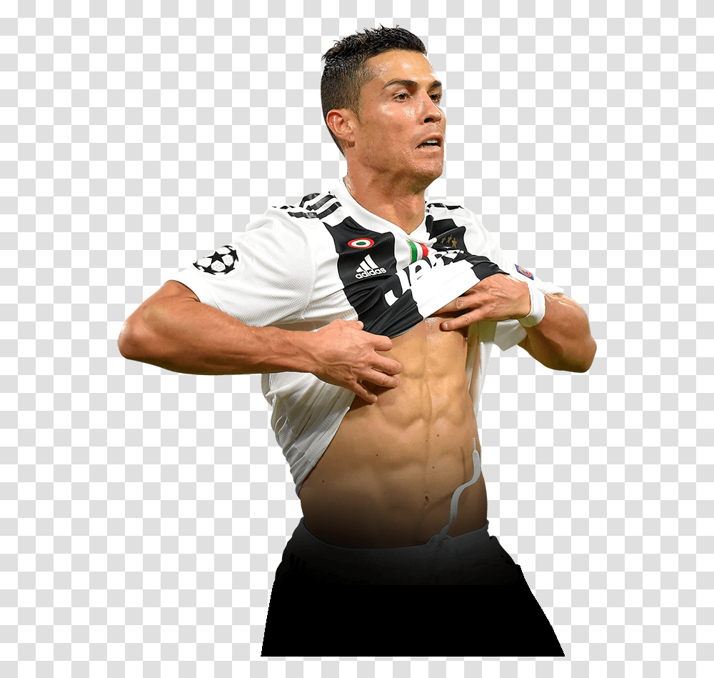 Juventus Abdmen Download Download Foto Cristiano Ronaldo, Person, Human, Apparel Transparent Png
