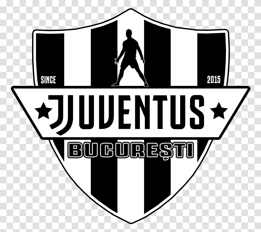 Juventus Bucuresti Emblem, Person, Logo, Symbol, Armor Transparent Png