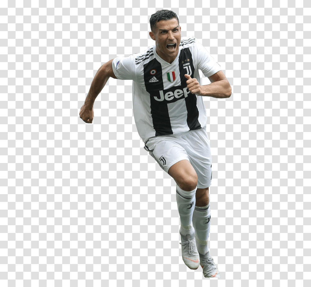 Juventus Cristiano Ronaldo Football, Sphere, Person, Shorts, Clothing Transparent Png