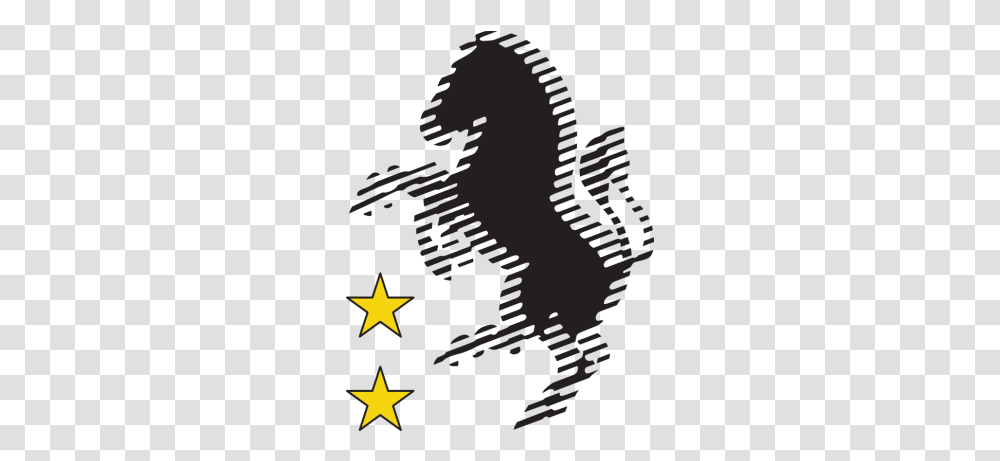 Juventus Fc Juventus Logo Zebra, Poster, Advertisement, Symbol, Star Symbol Transparent Png
