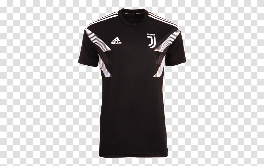 Juventus Home Pre Match Jersey Ez Football Juventus Shirt Black, Clothing, Apparel, T-Shirt, Sleeve Transparent Png