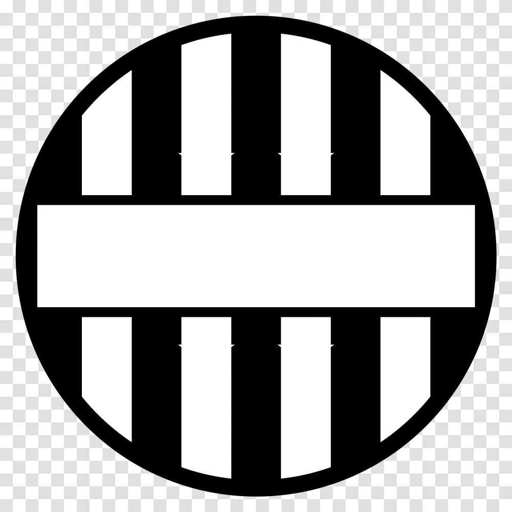 Juventus Logo Black And White, Stencil, Fork, Cutlery, Prison Transparent Png
