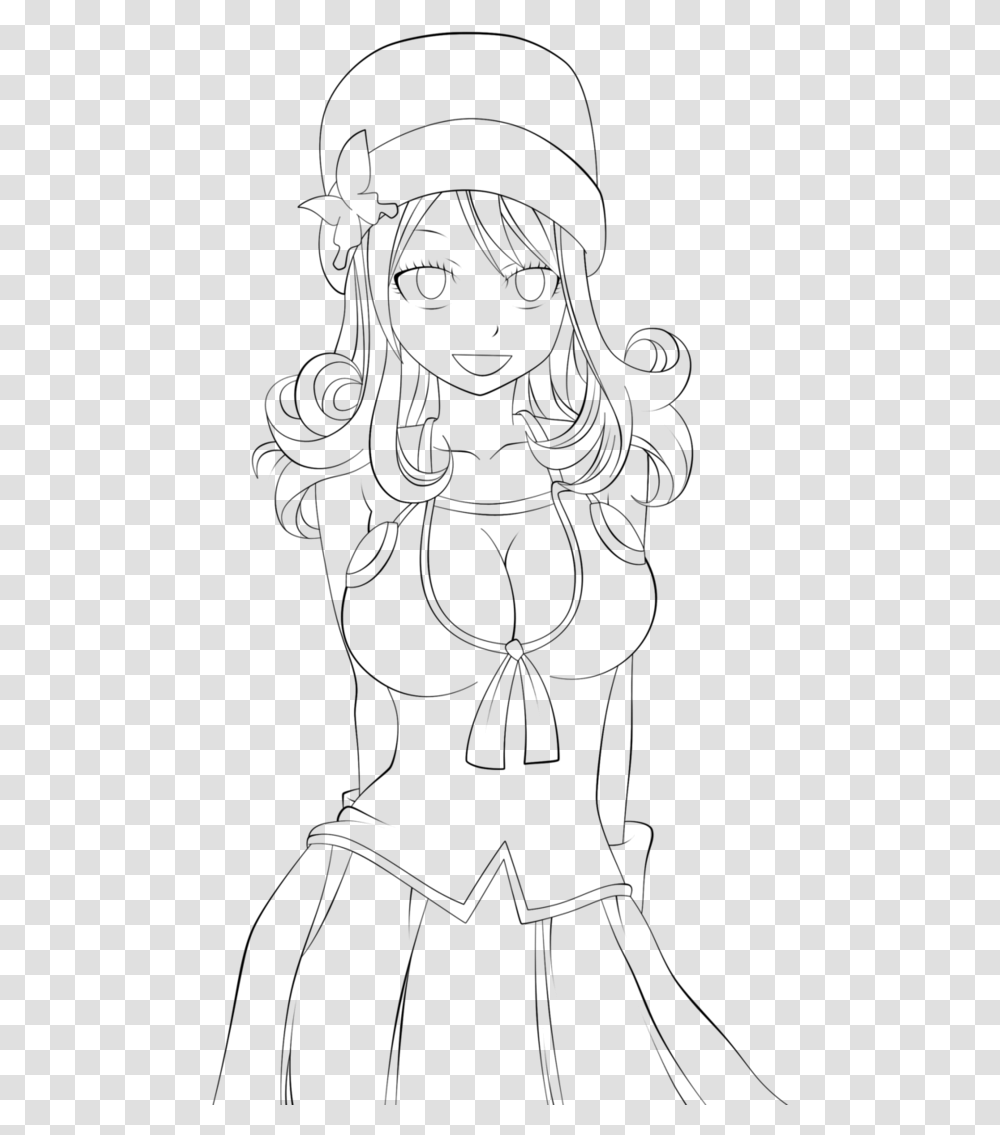 Juvia Fairy Tail Drawing Download Line Art, Gray, World Of Warcraft Transparent Png