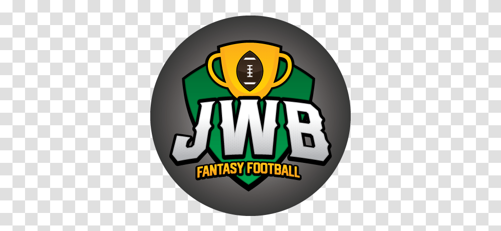 Jwb Fantasy Football For American Football, Text, Label, Logo, Symbol Transparent Png