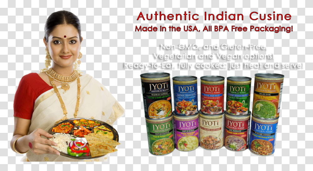 Jyoti Foods, Person, Canned Goods, Aluminium, Tin Transparent Png