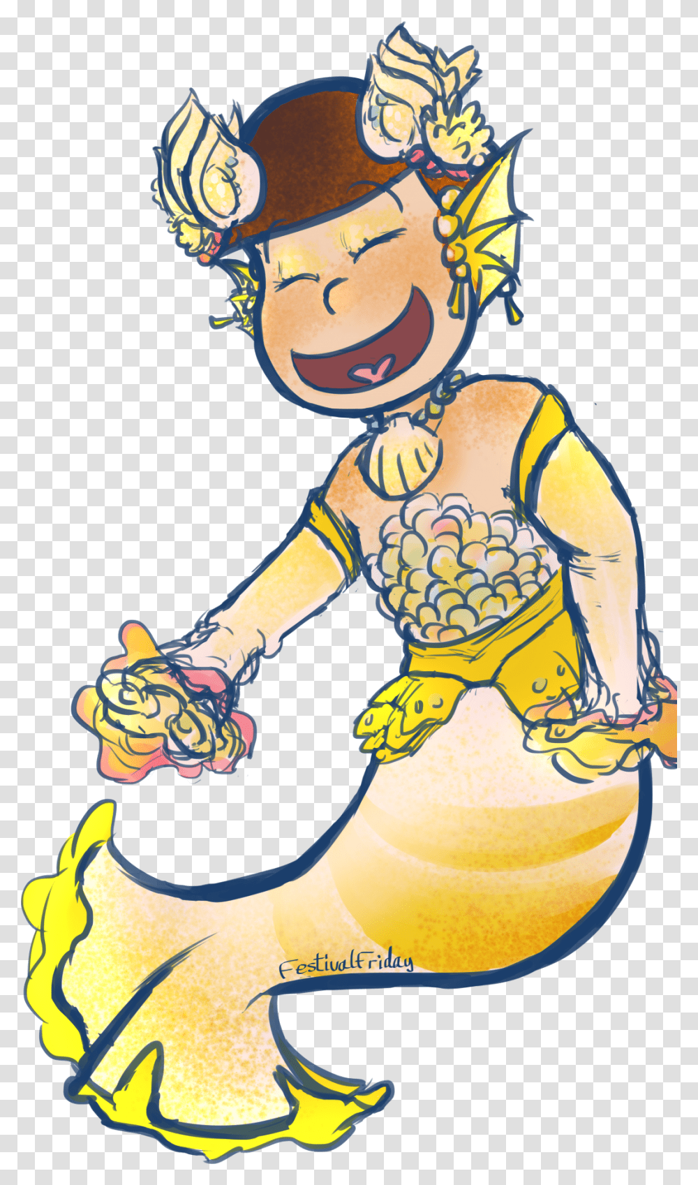 Jyushimatsu Mermaid, Hand, Drawing Transparent Png