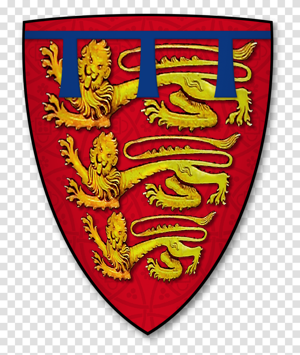 K 066 Coat Of Arms Edward Of Caernarvon Prince Of King Edward I Coat Of Arms, Armor, Shield, Water Transparent Png