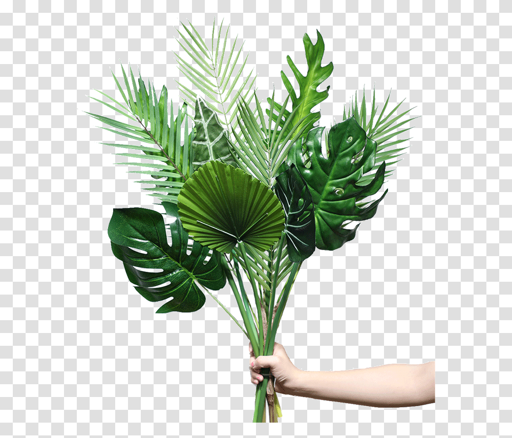 K 3112 Wholesale Lowest Price Artificial Palm Tree Leaves Leaf, Plant, Green, Vegetation, Flower Transparent Png