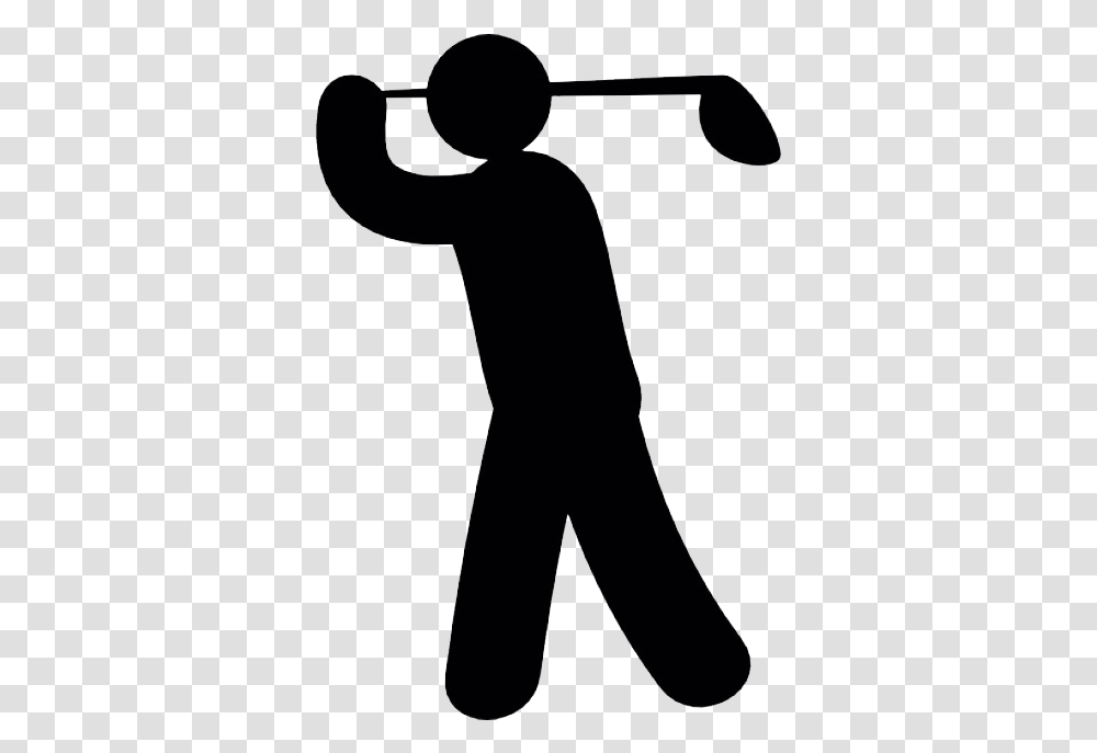 K About Thailand Center Playing Golf Icon, Silhouette, Bow, Leisure Activities Transparent Png