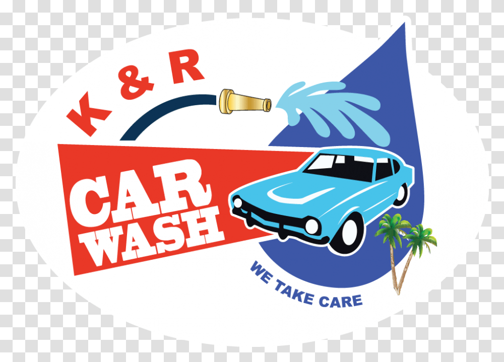 K And R Car Wash Experience The Difference Antique Car, Label, Text, Vehicle, Transportation Transparent Png