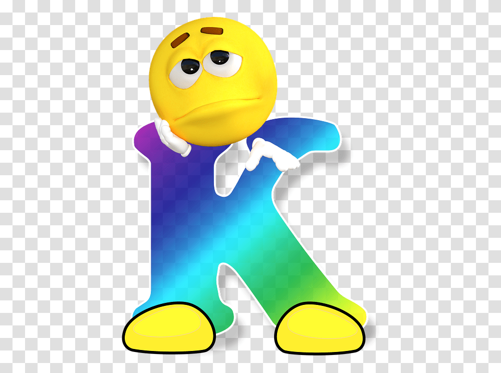 K Emoji, Toy, Pac Man Transparent Png