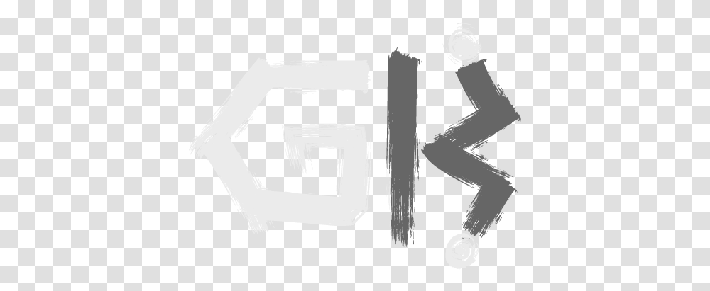 K Monochrome, Stencil, Buckle, Logo Transparent Png