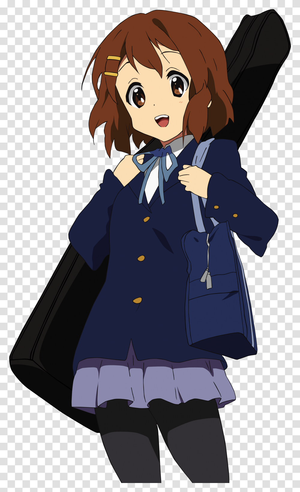 K On Yui, Person, Human, Manga, Comics Transparent Png