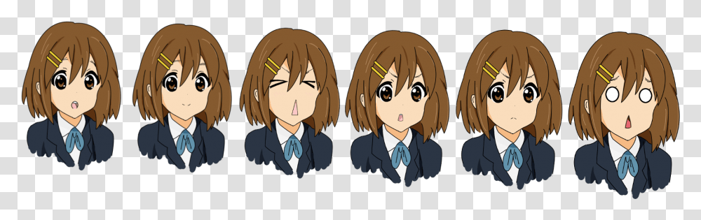 K On Yui Sprites, Manga, Comics, Book, Person Transparent Png