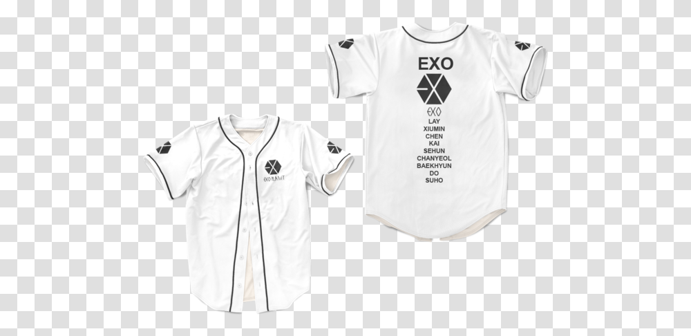 K Pop Baseball Jersey All Sizes Bts Ikon Exo Got7 Baseball Uniform, Apparel, Shirt, T-Shirt Transparent Png