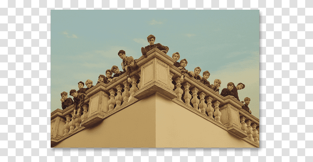 K Pop Boy Group 2018, Person, Roof, Brick, Balcony Transparent Png