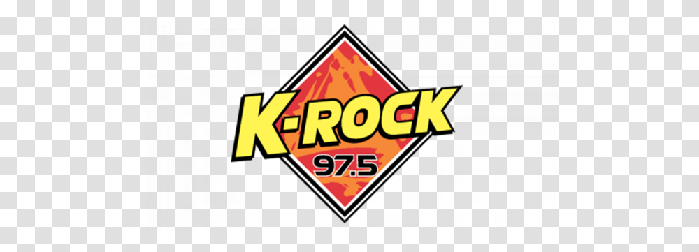 K Rock 975 K Rock, Text, Triangle, Symbol, Logo Transparent Png