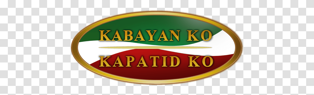 Kabayan Ko Kapatid Solid, Label, Text, Food, Alphabet Transparent Png