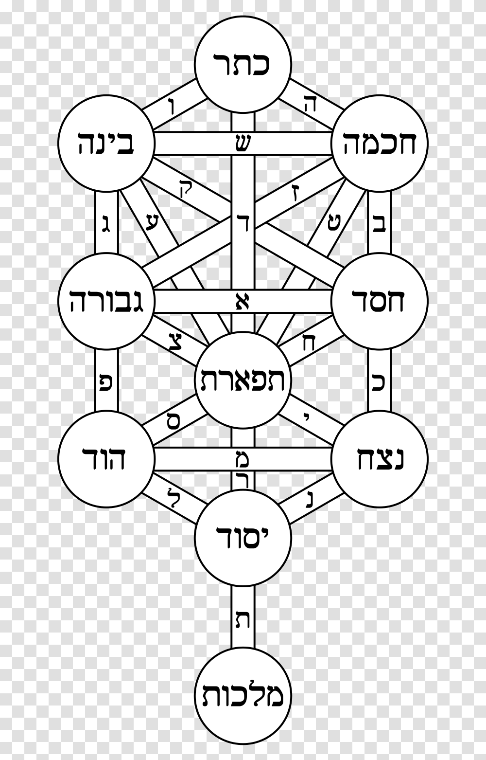 Kabbalah Tree Of Life Sacred Geometry, Number, Metropolis Transparent Png
