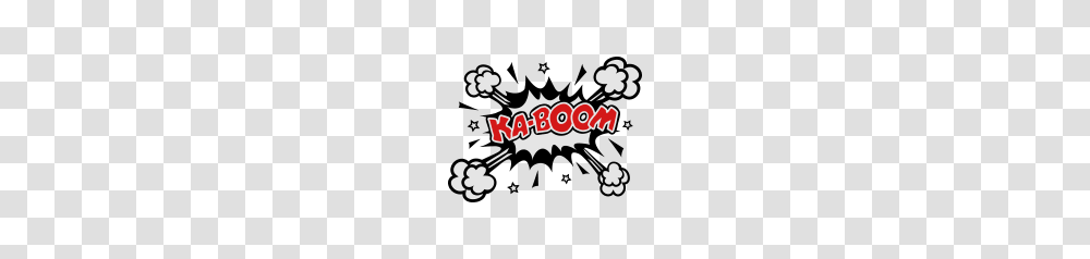 Kaboom Comic Speech Bubble Cartoon Explosion, Label Transparent Png