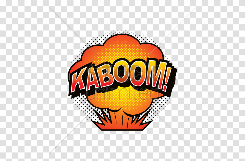 Kaboom Comic Speech Bubble Vector Image, Food, Stick, Sombrero Transparent Png
