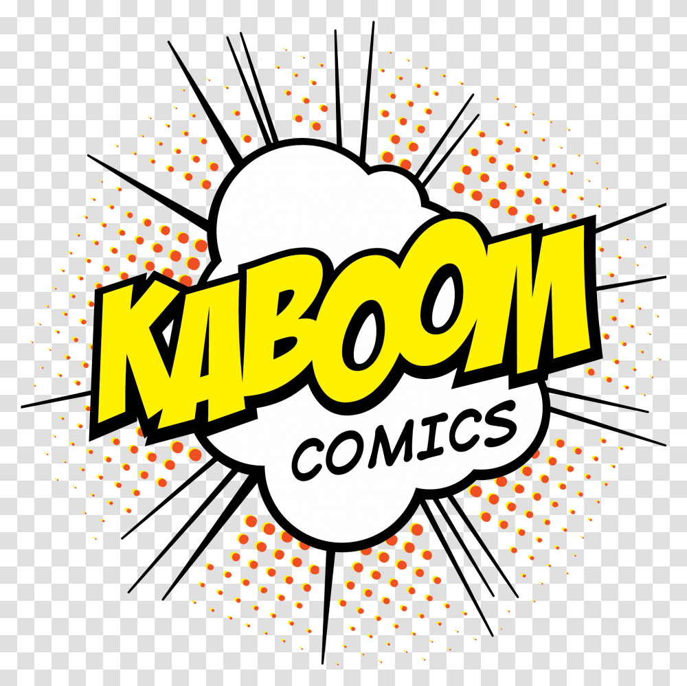 Kaboom Comics Comics Kaboom, Logo, Symbol, Text, Light Transparent Png