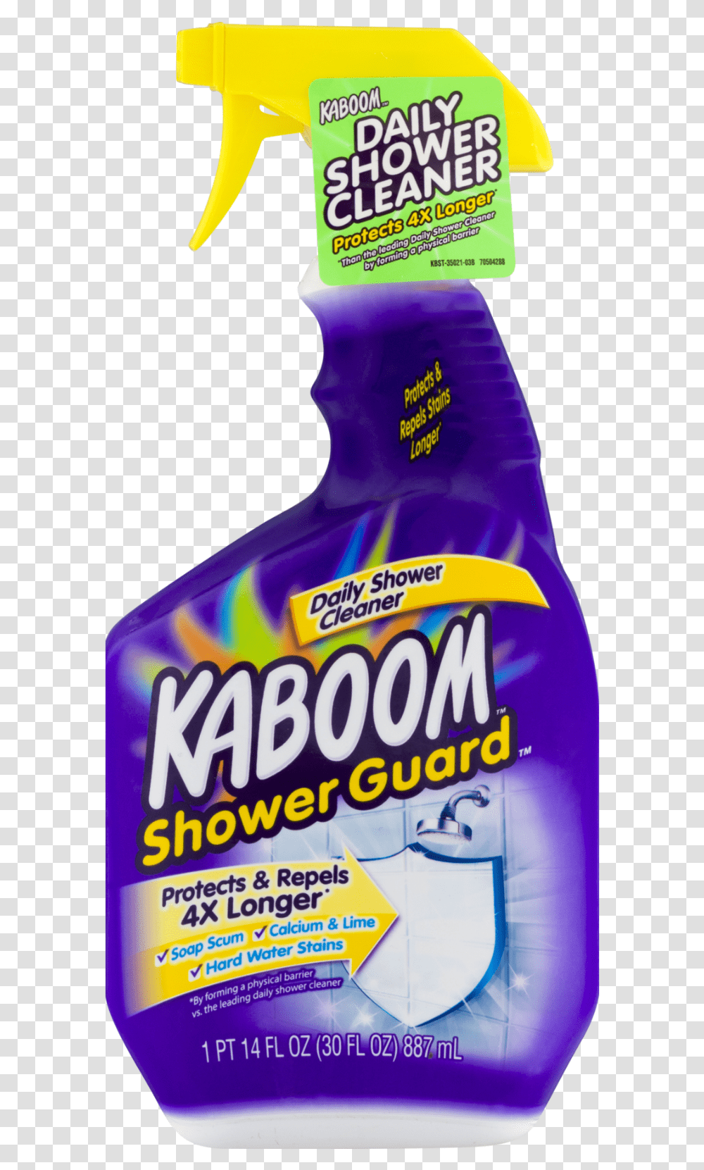 Kaboom Shower Guard Daily Shower Cleaner Spray Repels Kaboom Foam Tastic, Apparel, Bottle, Gum Transparent Png