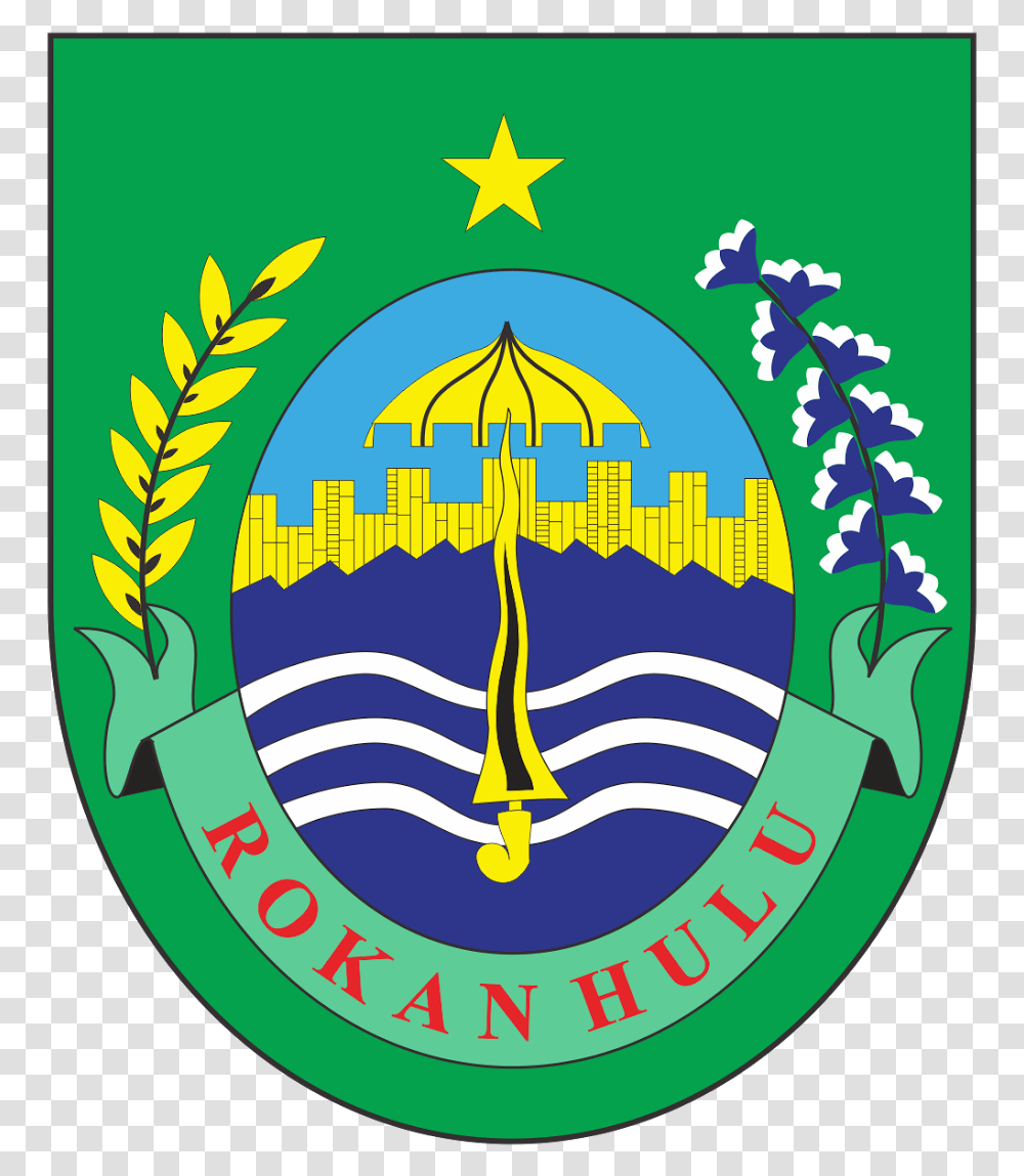 Kabupaten Rokan Hulu Logo Vector Emblem, Trademark, Star Symbol Transparent Png