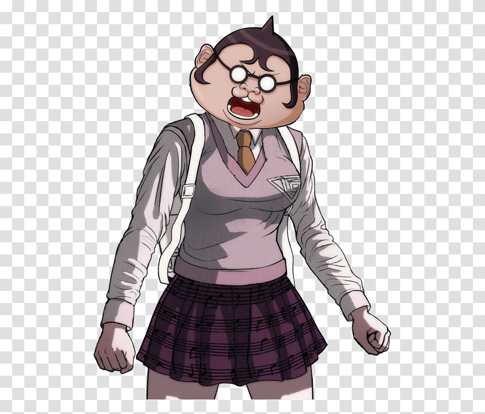 Kaede Akamatsu Sprites, Skirt, Person, Female Transparent Png