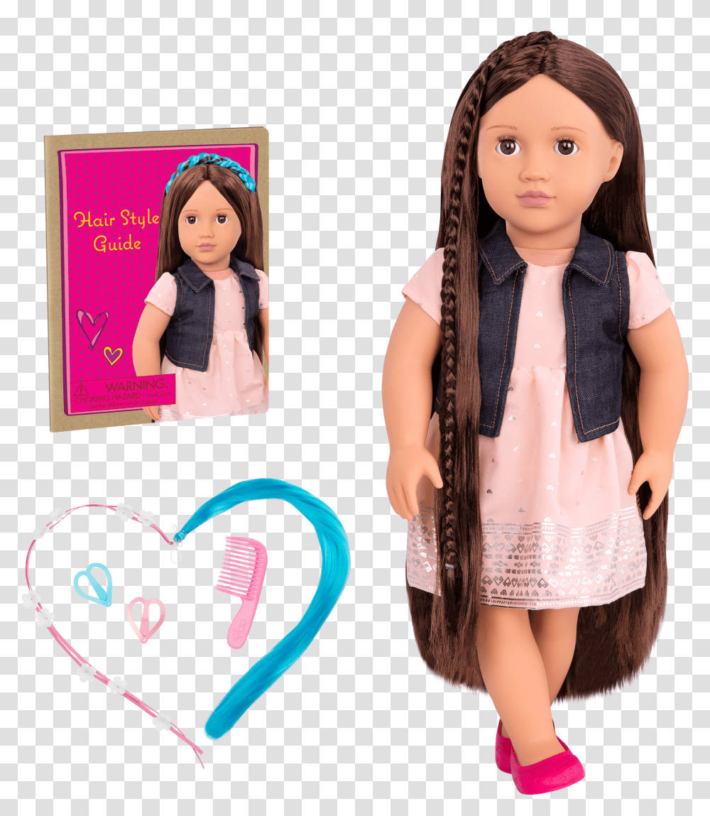 Kaelyn Hair Play Doll 18 Inch Doll Growing Hair Our Our Generation Doll Kaelyn, Toy, Person, Human, Clothing Transparent Png