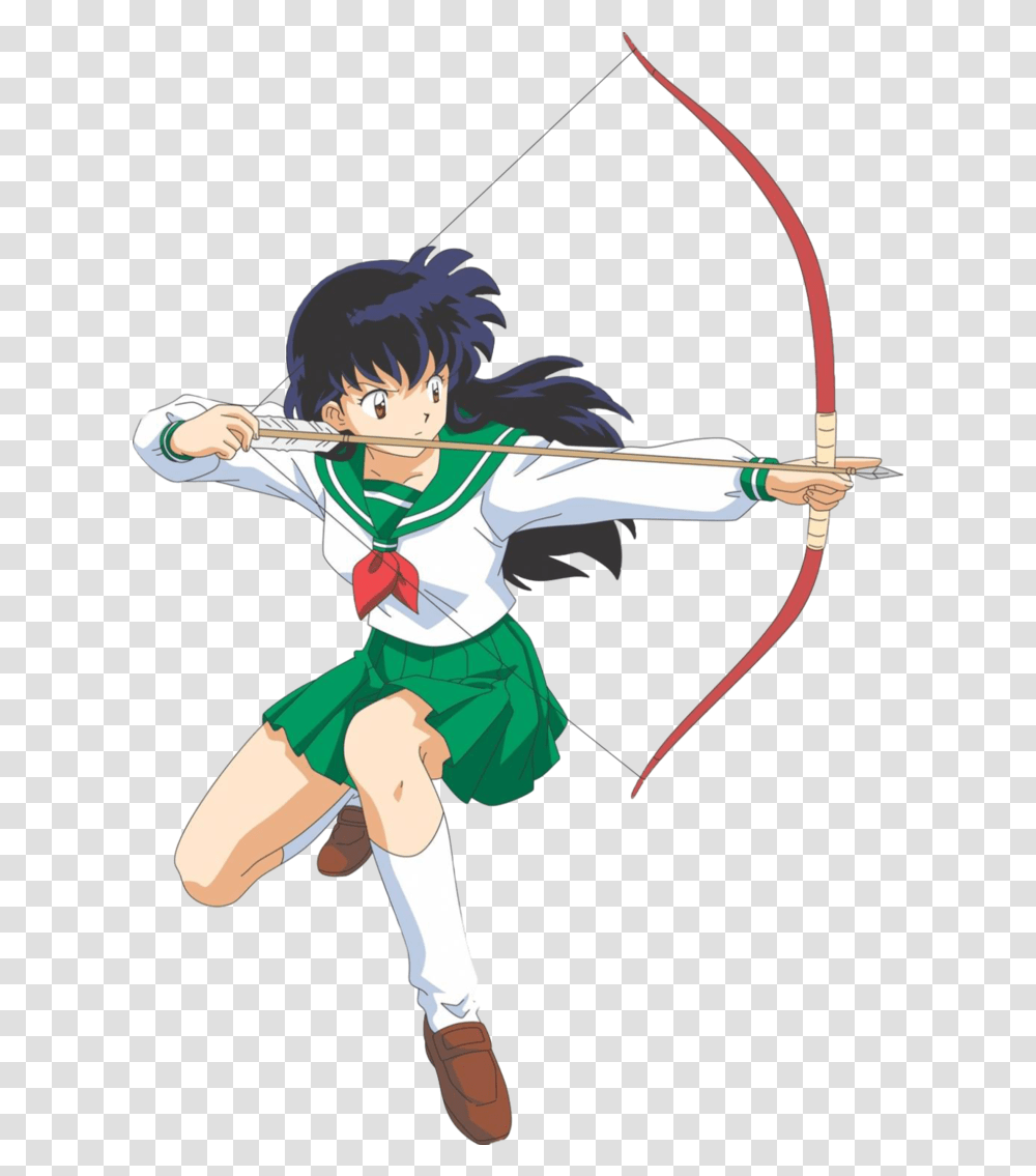 Kagome Higurashi Bow And Arrow Kagome Higurashi Inuyasha, Person, Human, Archery, Sport Transparent Png