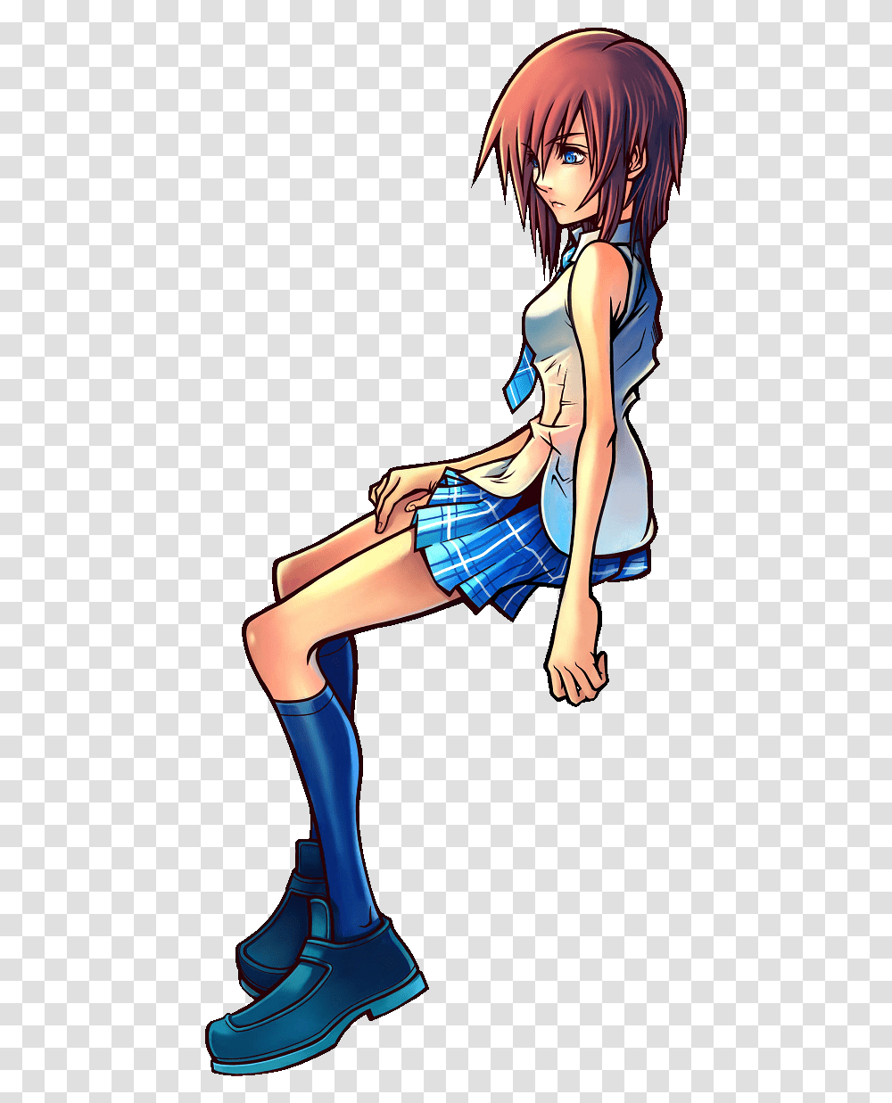 Kairi Kingdom Hearts 2 Art, Person, Female, Manga Transparent Png